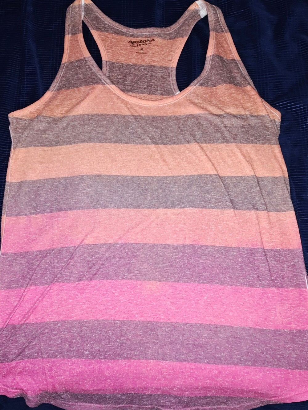 Arizona Jean Company Y2K Ombre Striped Tank